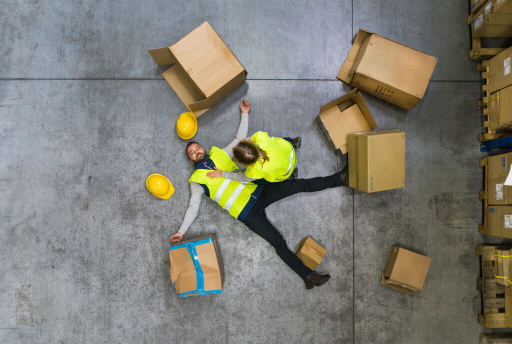 objects falling causing injury at work personal injury claims Manchester