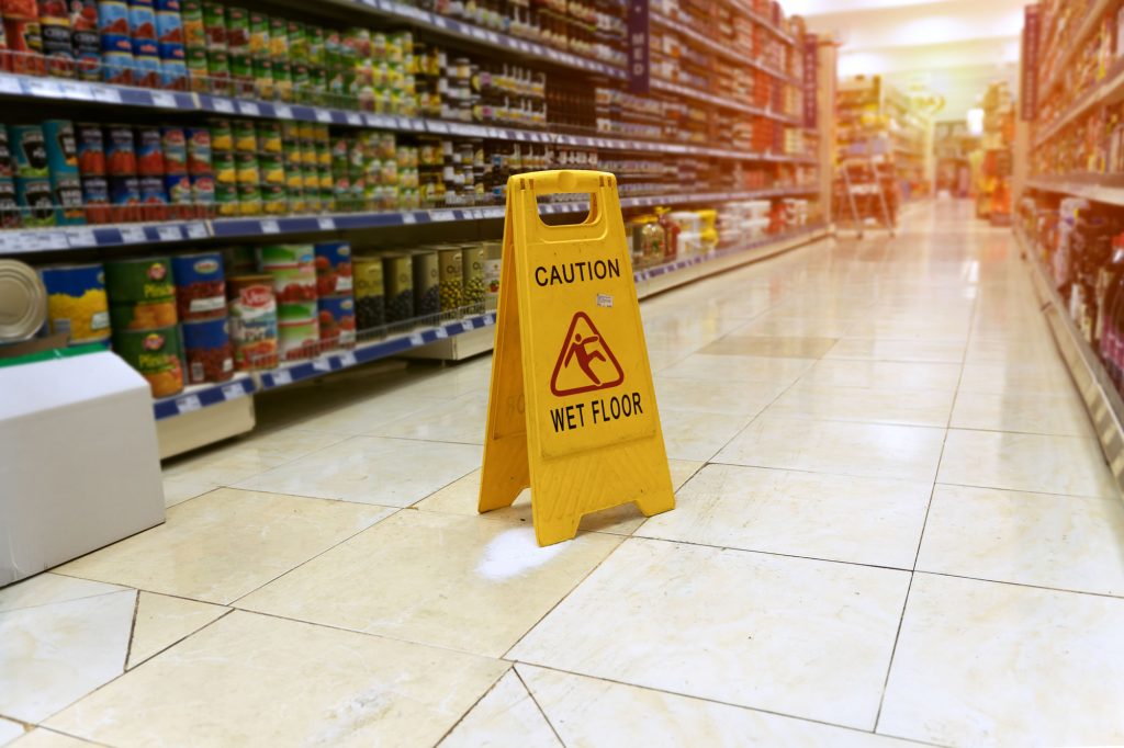 Slips, Trips & Falls in public places, supermarkets, shops and shopping centres